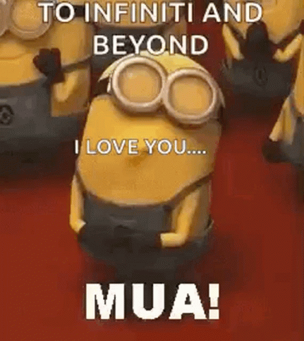 Adorable Minion Funny I Love You Mua GIF