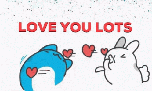 Romantic Cute Animation Funny I Love You GIF