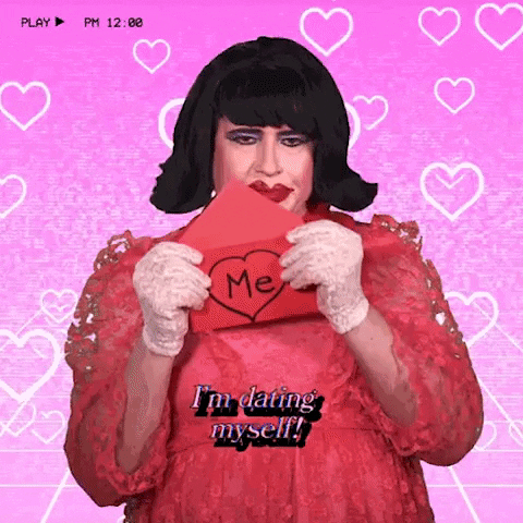 Funny I'm Dating Myself On Valentines Day GIF Funny I'm Dating Myself On Valentines Day GIF