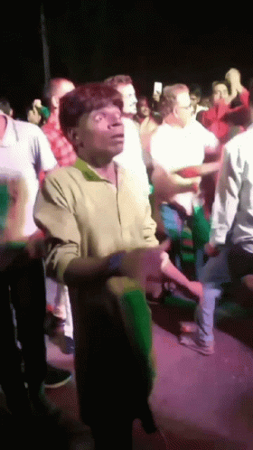 Funny Indian Guy Face Dancing GIF
