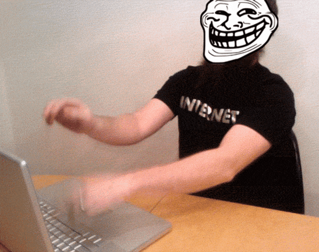 Troll Face Hash GIF