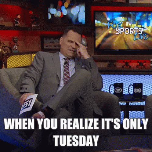 Funny It's Only Tuesday Jay Onrait Face Palm GIF