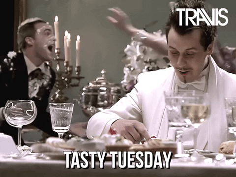 Funny It's Only Tuesday Travis Finger Licking GIF