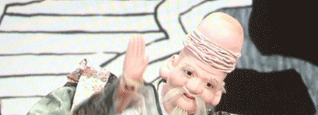 Funny Japanese Penis-like Puppetry GIF