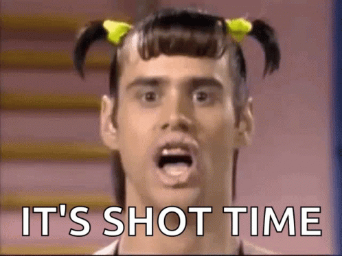 Funny Jim Carrey It's Shot Time GIF