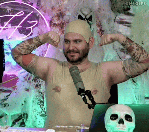 Funny Joe Rogan Nipples GIF