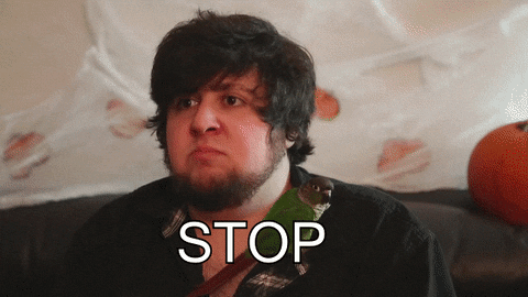 Funny Jontron Saying Stop GIF