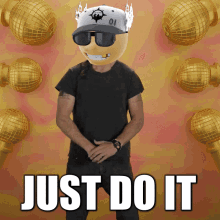 Funny Just Do It Face Emoji GIF