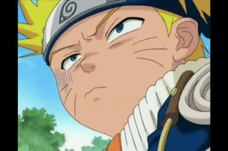 Funny Kakashi And Naruto GIF