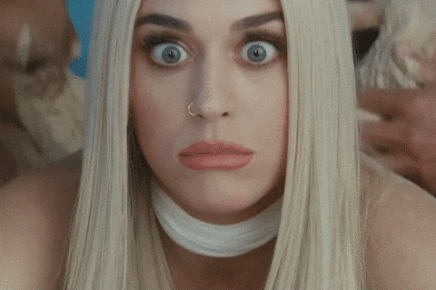 Funny Katy Perry Face Pulls GIF