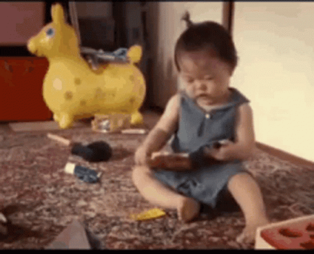 Funny Kid Broke Passing Out GIF