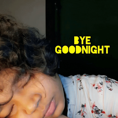 Funny Kid Tired Bye Goodnight GIF