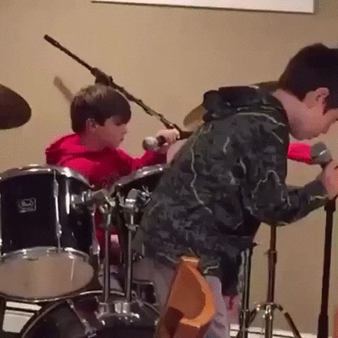 Funny Kids Ba Dum Tss GIF