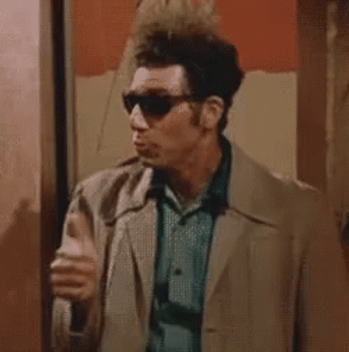Funny Kramer Sunglasses Thumbs Up