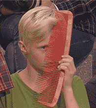 Funny Large Comb GIF