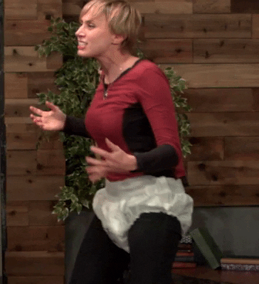 Funny Laughing Amy Vorpahl Wearing Diaper GIF