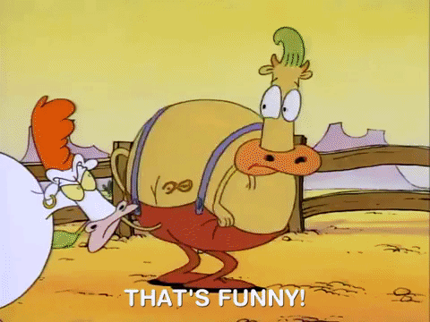 Funny Laughing Heffer Rocko's Modern Life GIF