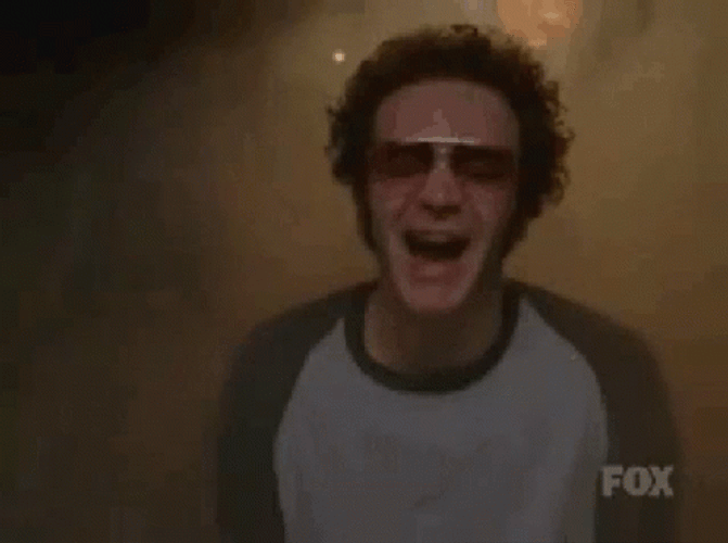 Funny Laughing Steven Hyde Afro Hair GIF