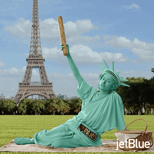 Funny Liberty Leg Up Parody GIF