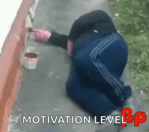 Funny Low Motivation Level GIF