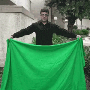 Funny Magician Disappear Trick GIF