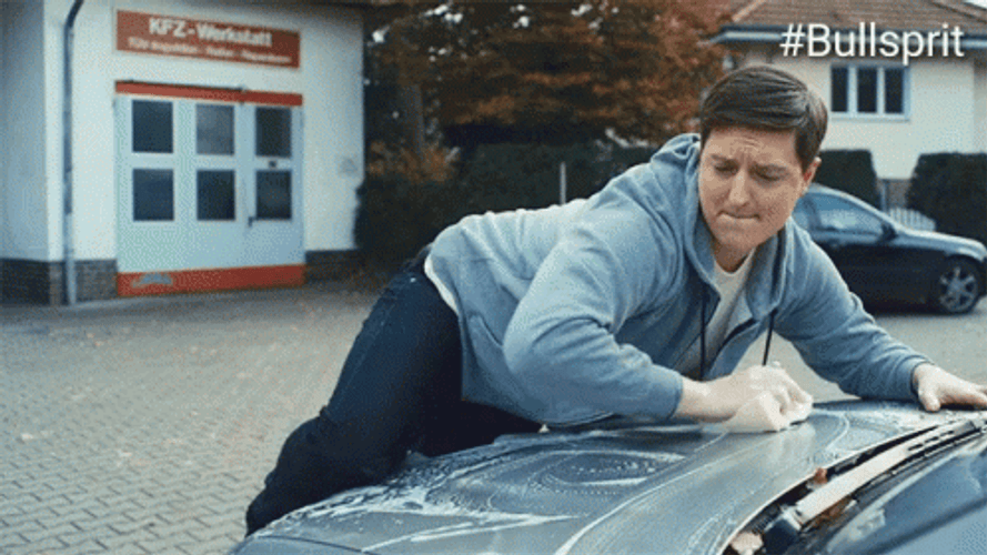 Funny Man Car Wash GIF