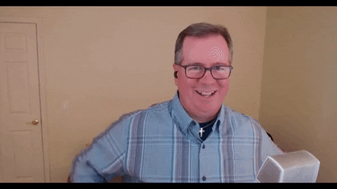 Funny Man Doing Chicken Dance Move GIF