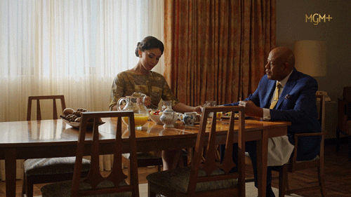 Funny Marriage While Eating GIF