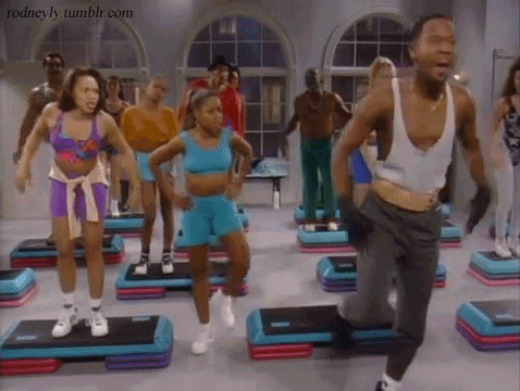 Funny Martin Lawrence Working Out GIF