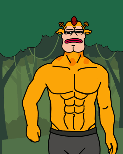 Funny Mask Big Dawg Man GIF
