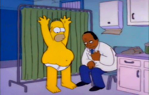 Funny Memes Simpsons Fat Belly GIF