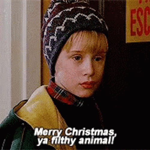 Funny Merry Christmas Kevin MacCallister Home Alone GIF