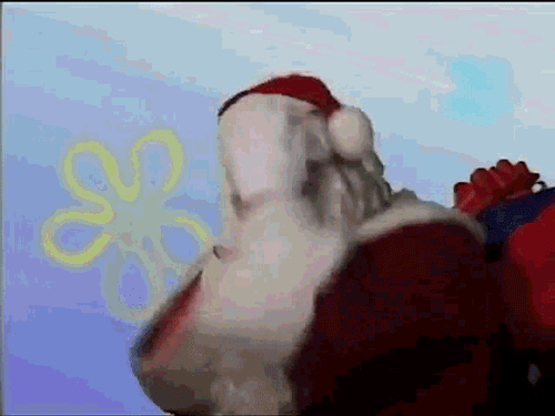 Funny Merry Christmas Santa Head Bang GIF