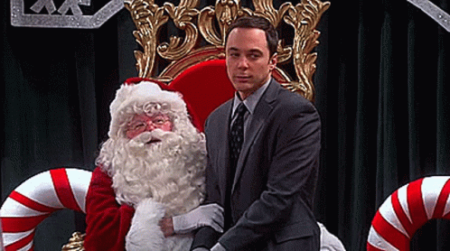 Funny Merry Christmas Sheldon Cooper Big Bang Theory GIF