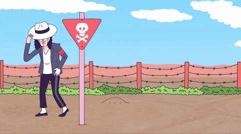 Funny Mines Michael Jackson Moonwalk GIF