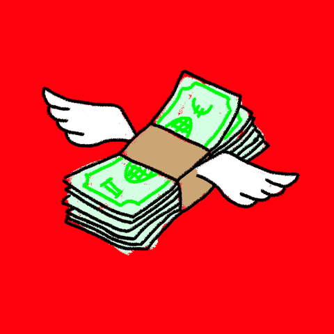 Funny Money With Wings GIF