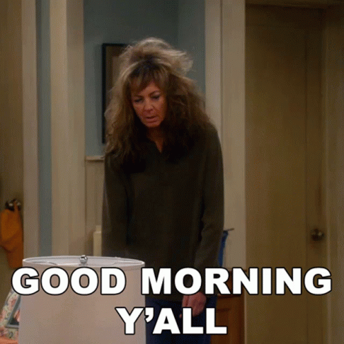 Funny Morning Allison Janney Bad Hair Day GIF