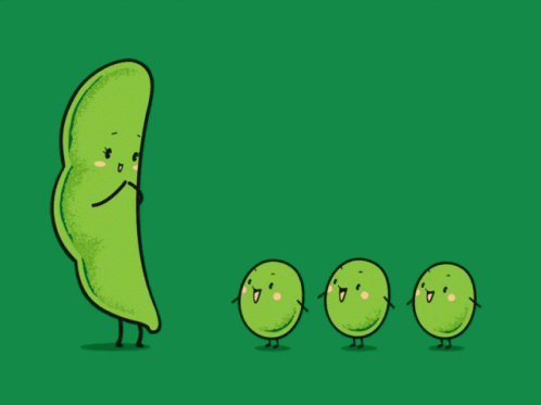Funny Mothers Day Peas Animated GIF