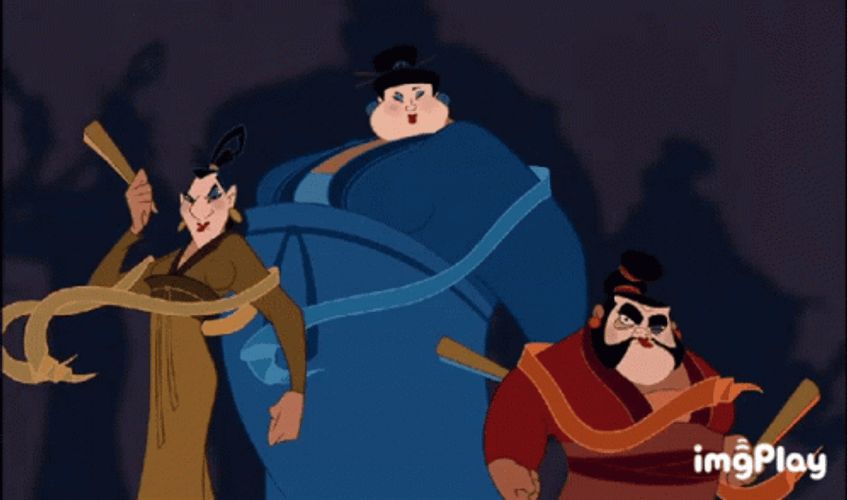 Funny Mulan Joined Chien-Po Ling Yao GIF