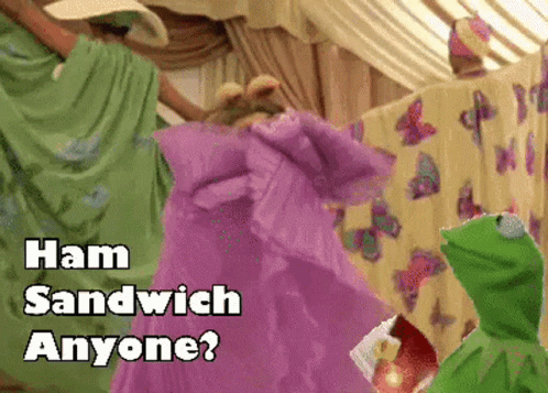Funny Muppets Ham Sandwich GIF