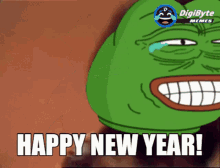 Funny New Year Laughing Pepe The Frog Meme GIF
