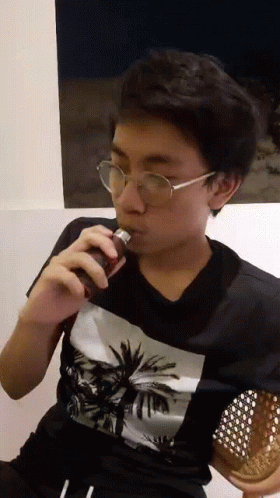 Funny No Smoke Vape GIF