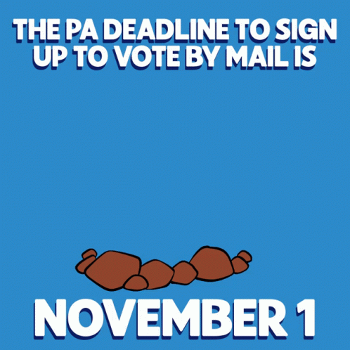 Funny November 1 Vote By Mail GIF
