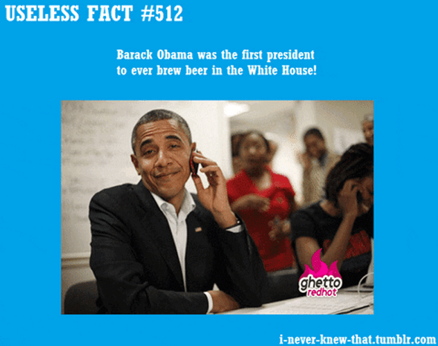 Funny Obama Useless Facts GIF 