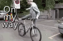 Funny Odd Bicycle Riding GIF