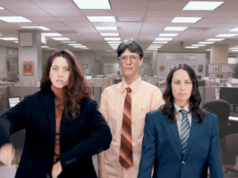 Funny Office People Tiktok Dance GIF
