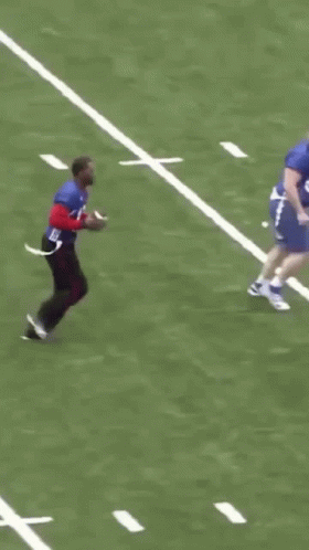 Funny Old Man Played Football GIF