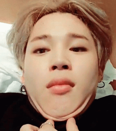 Funny Park Jimin Face Warp GIF