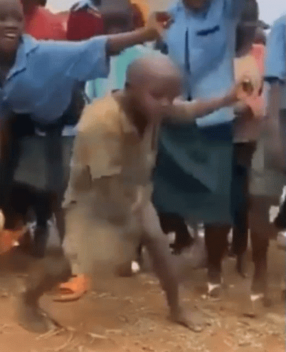 Funny Party Dance African Kids GIF