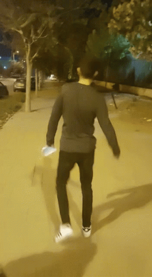 Funny Penguin Walk Man Walking Away GIF